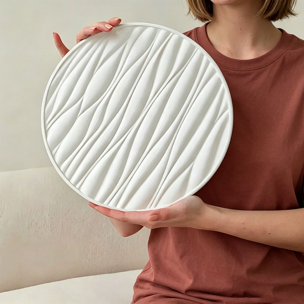 Resin Art Epoxy - Large Round Tray Silicone Mold Wave