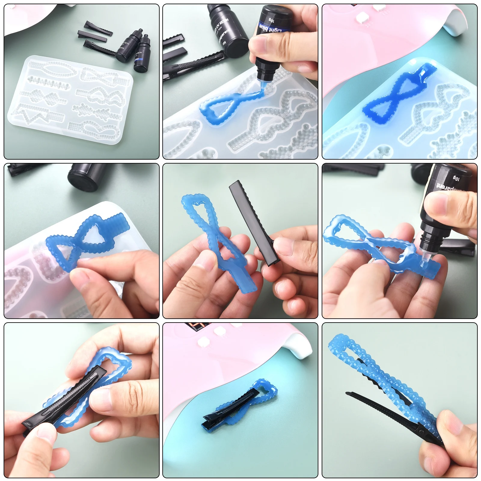 17 Colors UV Resin Glue 10ml E - Resin Art Epoxy review and price
