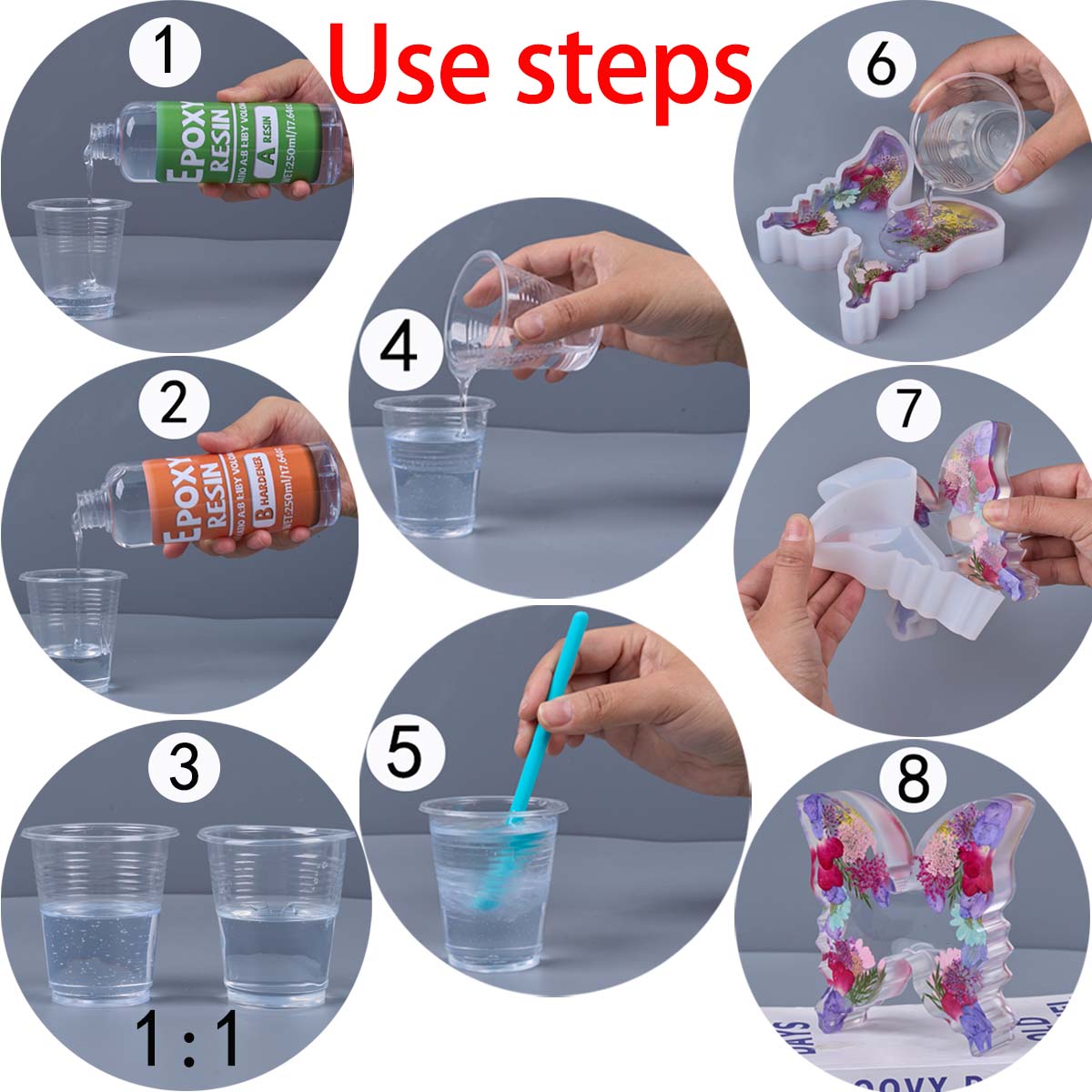 1:1 Ratio Epoxy Resin Kit Anti - Resin Art Epoxy review and price