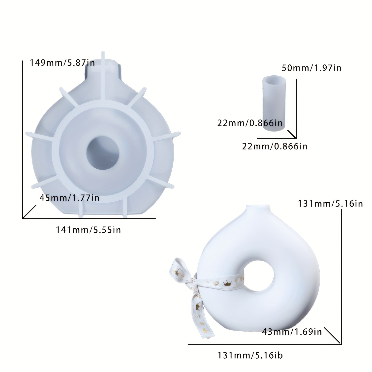 1 DIY Round Vase Silicone Moul - Resin Art Epoxy review and price