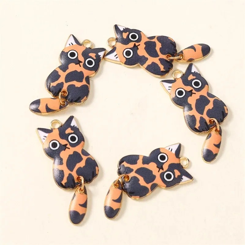 10Pcs 16×39mm Cute Cartoon Cat - Resin Art Box review and price