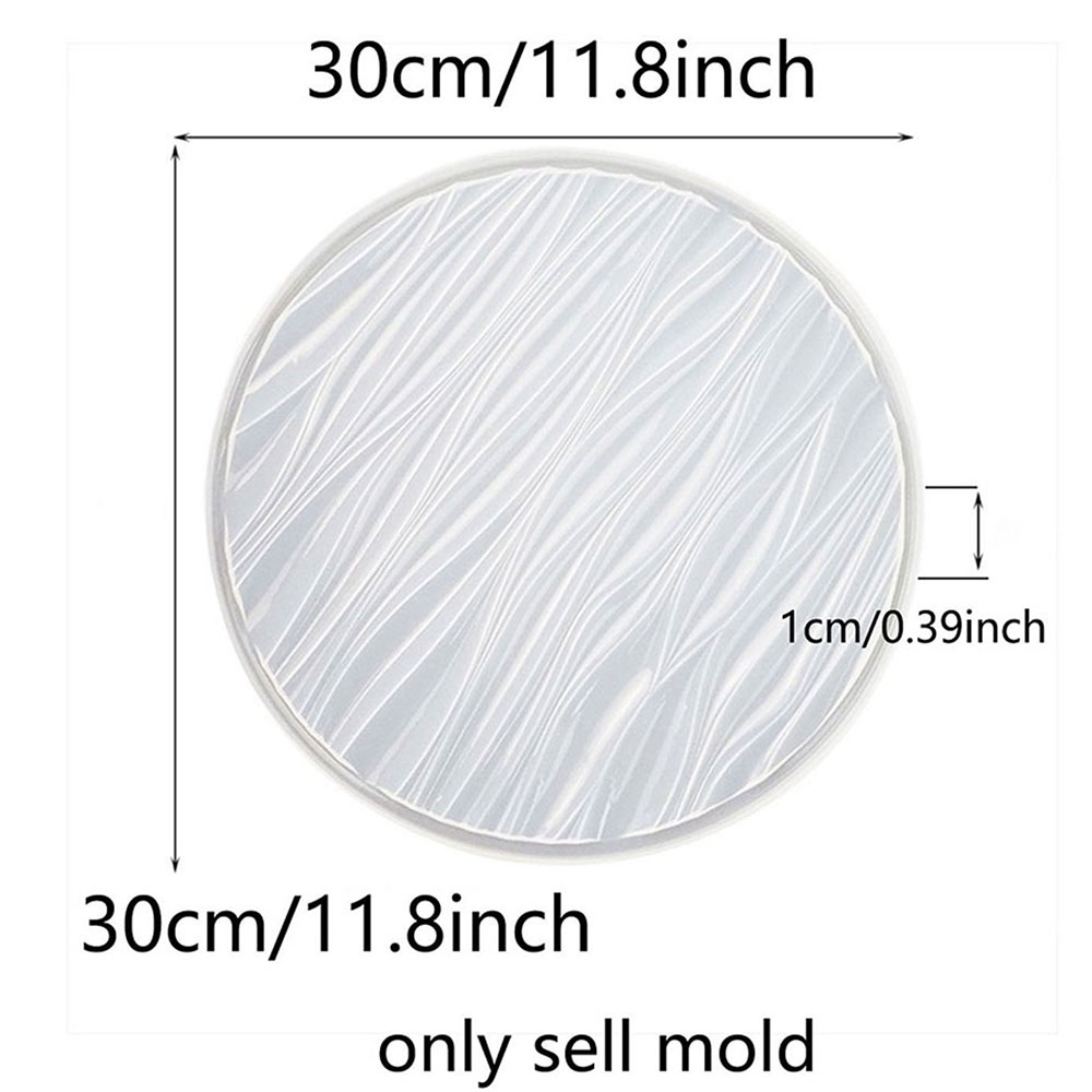 Large Round Tray Silicone Mold - Resin Art Epoxy review and price