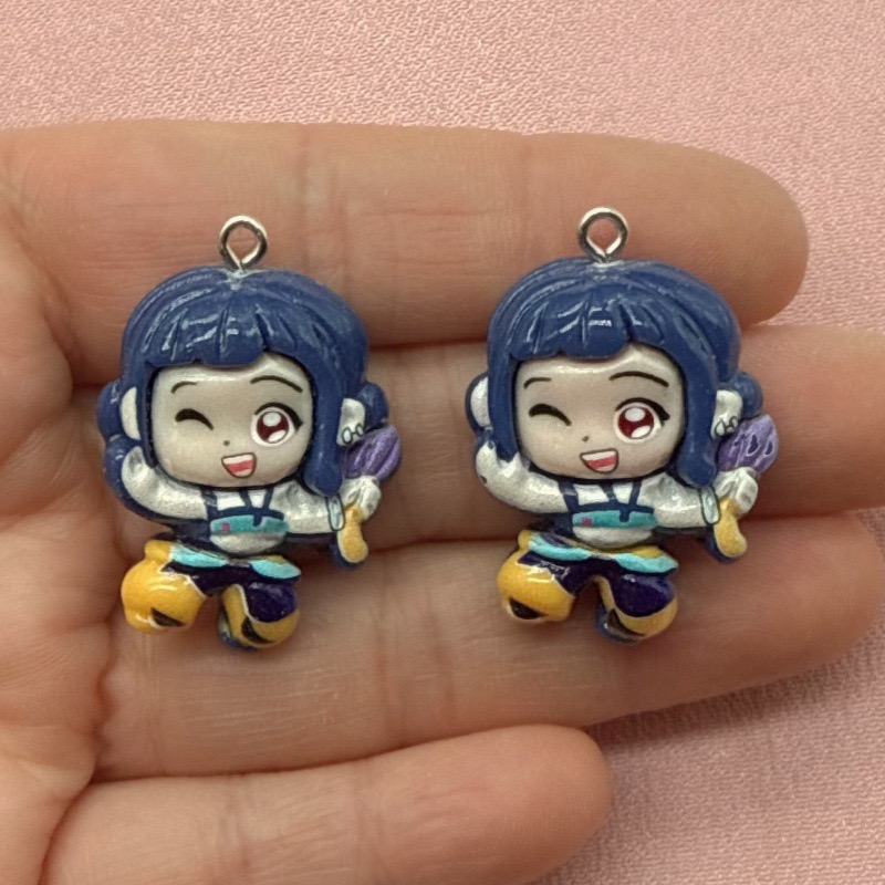 10pcs resin cartoon pendant, D - Resin Art Box review and price