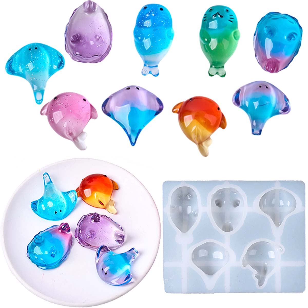 3D Healing Kawaii Manta Ray Wh - Resin Art Epoxy review and price