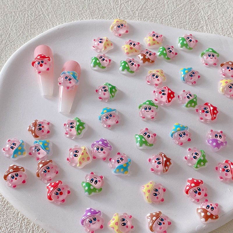 2/10/20pcs Kirby Nail Charms 3 - Resin Art Workshop review and price