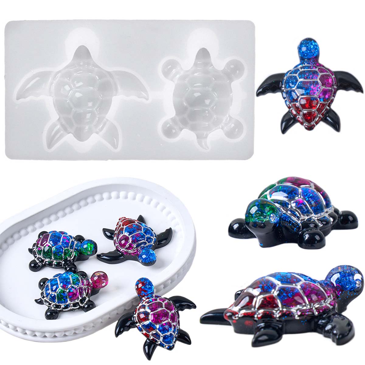 3D Sea Turtle Keychain Silicon - Resin Art Epoxy review and price