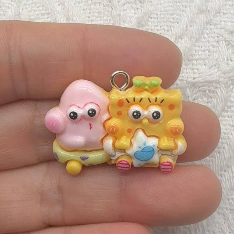 10pcs cartoon resin pendant, D - Resin Art Box review and price