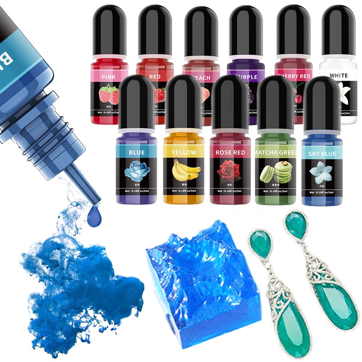 5ml/Bottle Epoxy Resin Pigment - Resin Art Epoxy review and price