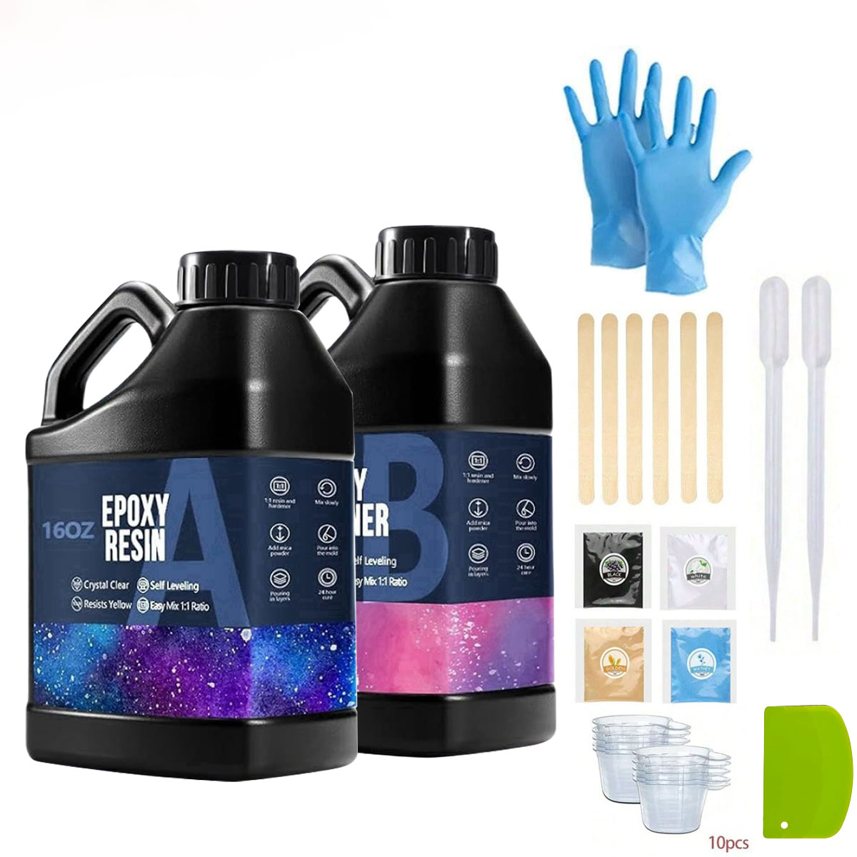 1000ml Crystal Clear Epoxy Res - Resin Art Epoxy review and price
