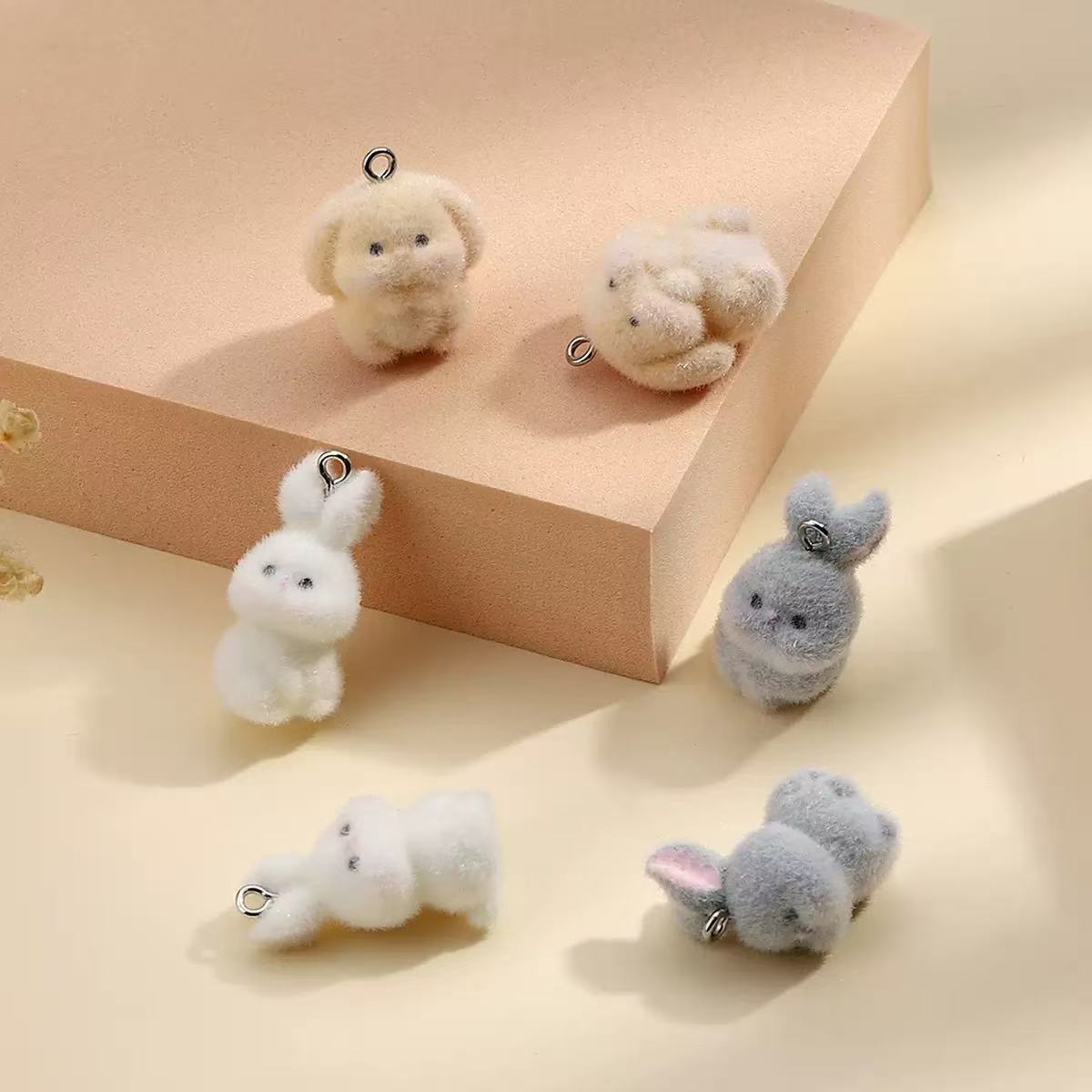 10pcs Flocking Little Rabbit R - Resin Art Box review and price