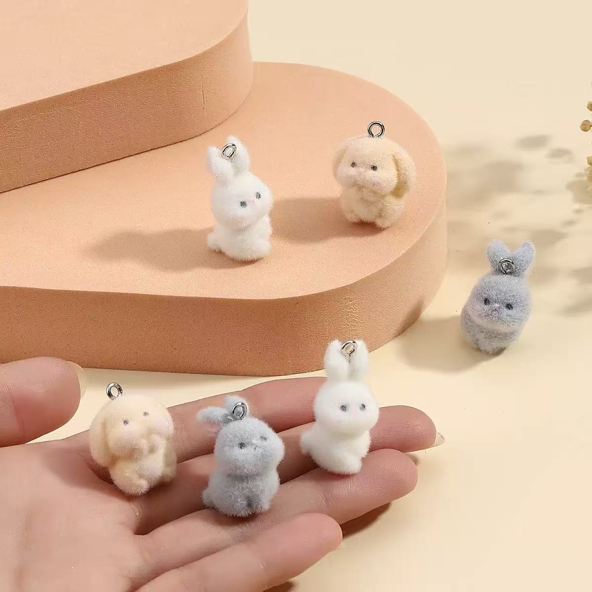 10pcs Flocking Little Rabbit R - Resin Art Box review and price